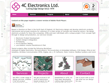 Tablet Screenshot of 4celectronics.co.uk